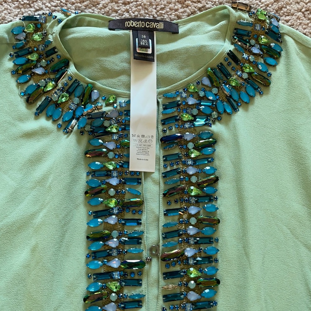Beautiful embellished Roberto Cavalli tunic 100% authentic- size 38